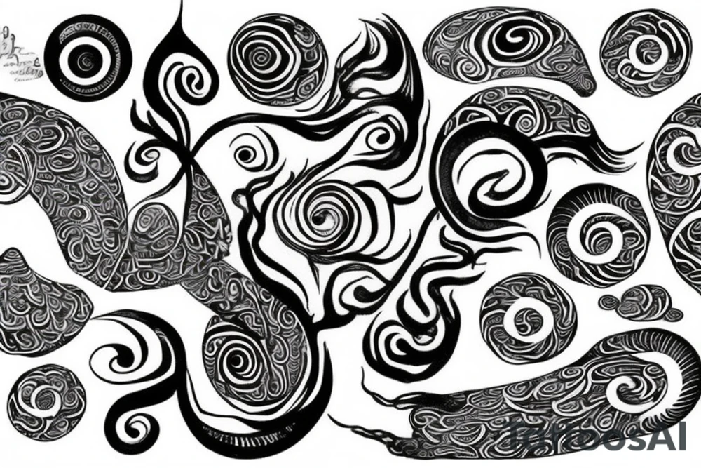 spiral tattoo idea