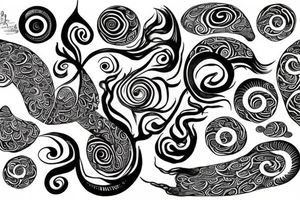 spiral tattoo idea