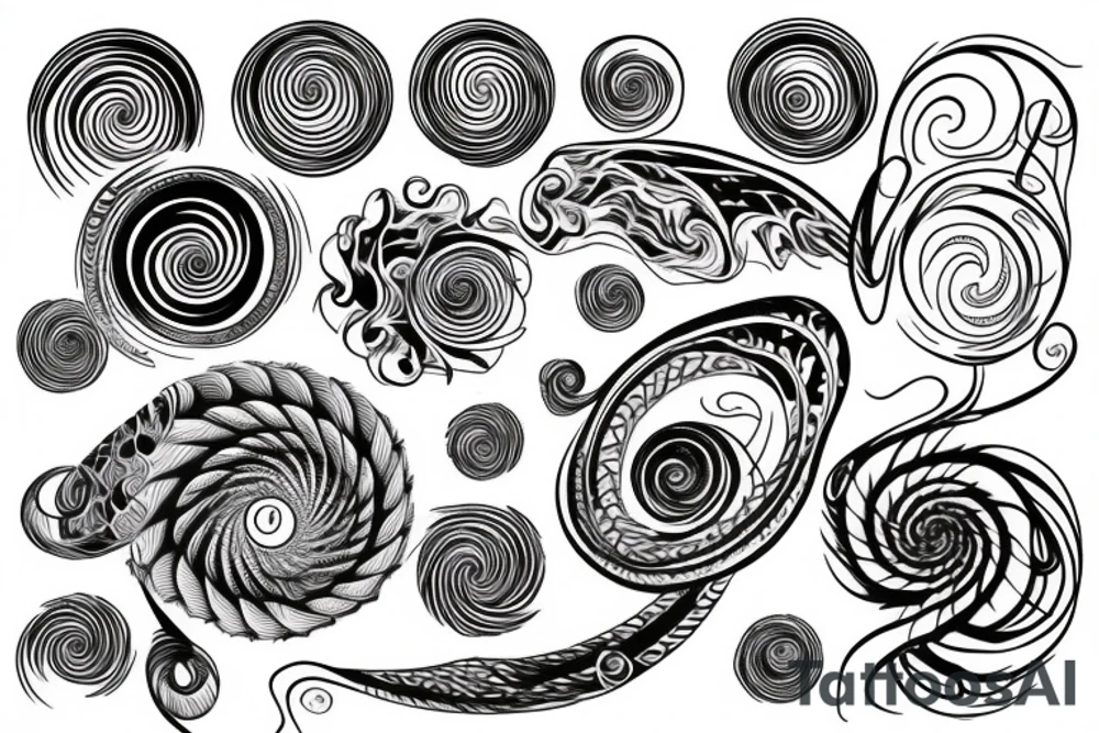 spiral tattoo idea