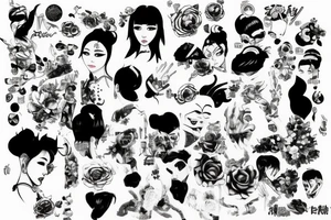 k pop tattoo idea