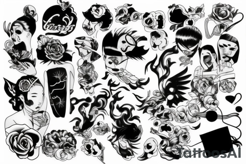 k pop tattoo idea