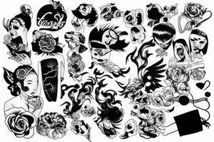 k pop tattoo idea