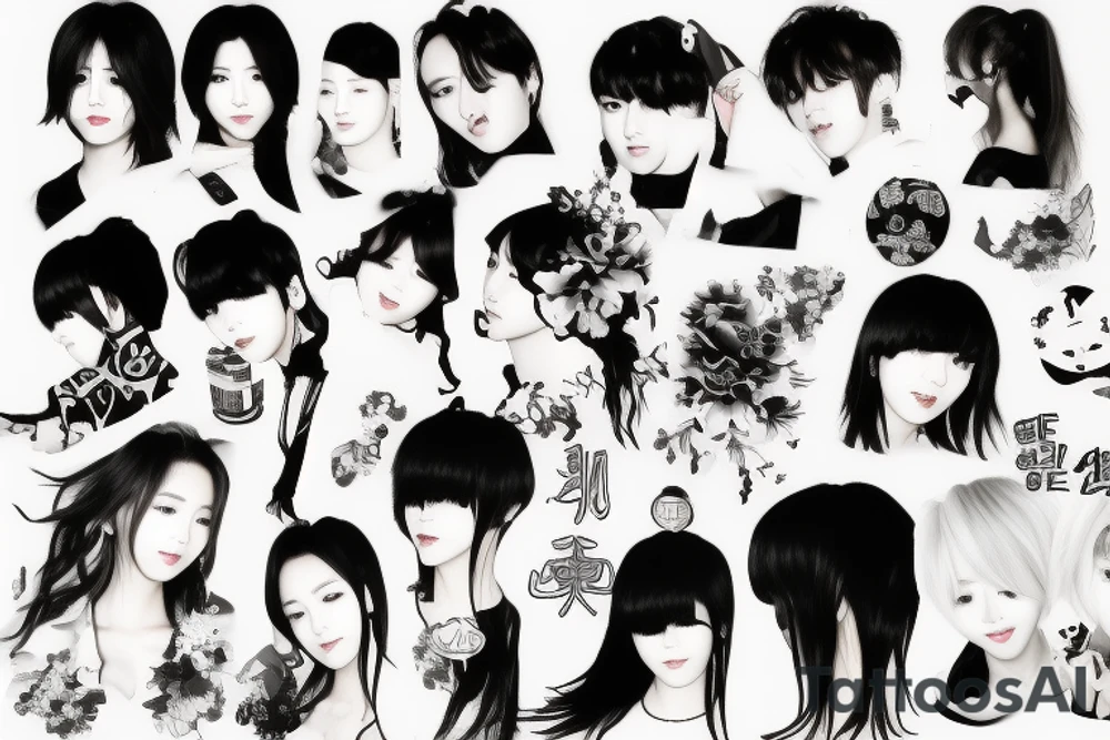 K-pop tattoo idea