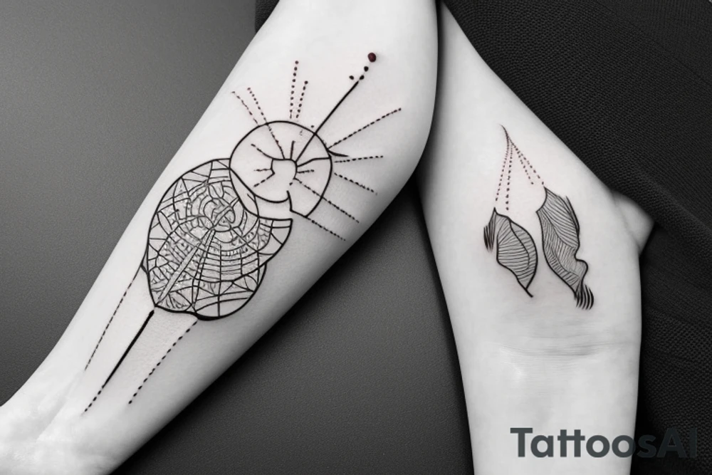 swimming related tattoo with water tattoo idea