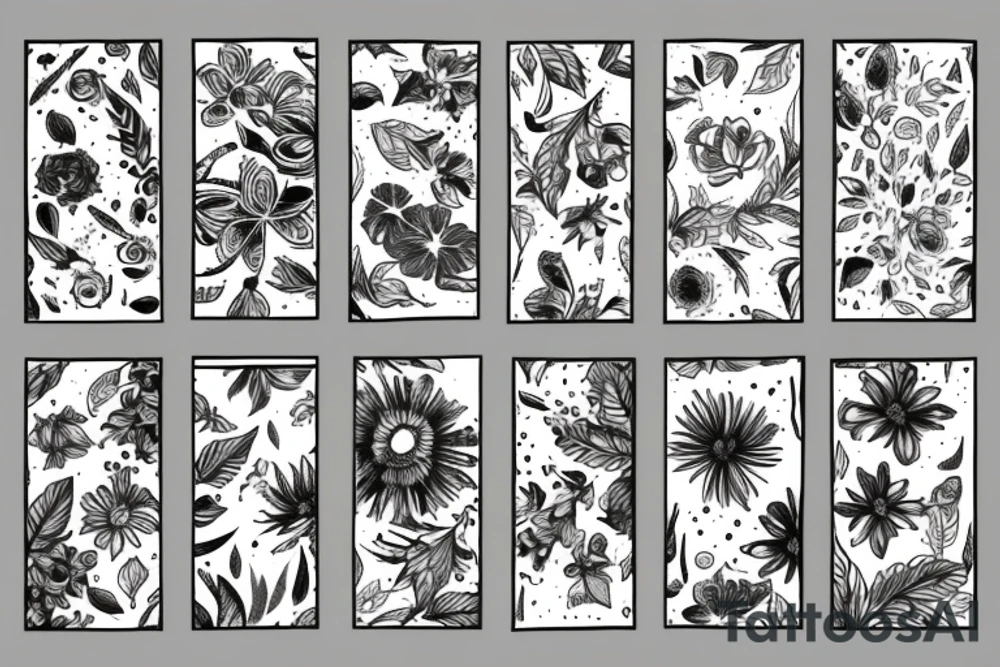 flowers tattoo idea