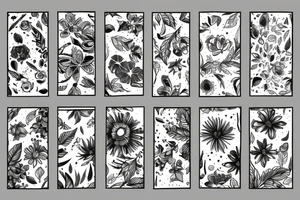 flowers tattoo idea