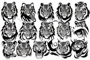 tiger tattoo idea