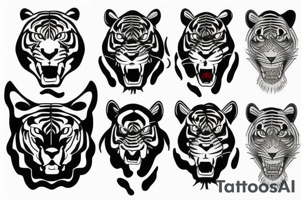 tiger tattoo idea