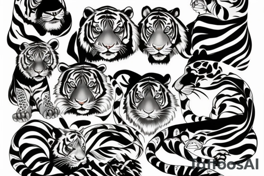 tiger tattoo idea