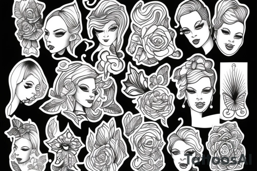 women with lighter tattoo idea