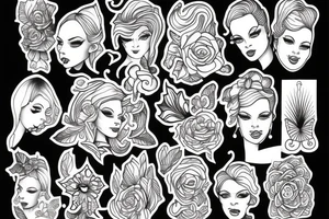women with lighter tattoo idea