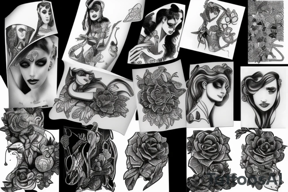 Model for figure drawing tattoo idea