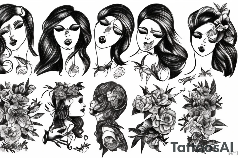 Model for figure drawing tattoo idea