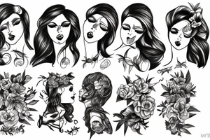 Model for figure drawing tattoo idea
