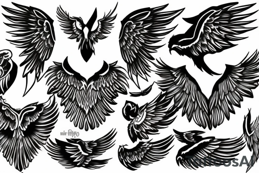 Wings tattoo idea