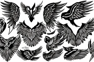 Wings tattoo idea