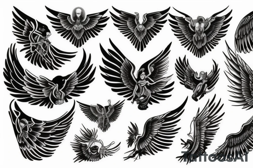 Wings tattoo idea