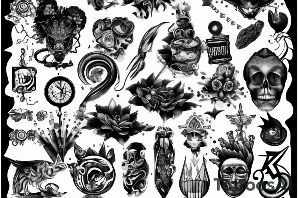 Zigaretten tattoo idea