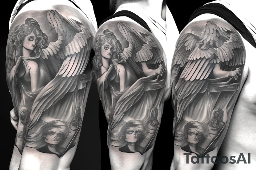 Biblical accurate angel tattoo idea