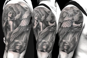 Biblical accurate angel tattoo idea