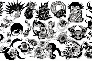 Samuri tattoo idea