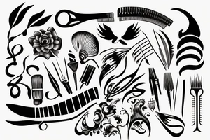 Hair Tweezer tattoo idea