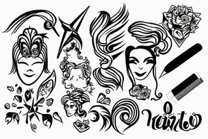 Hair Tweezer tattoo idea