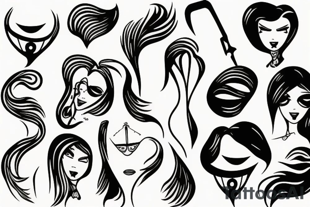Hair Tweezer tattoo idea