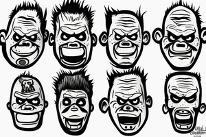 Gorrilaz tattoo idea