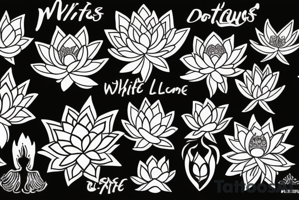The white lotus tattoo idea