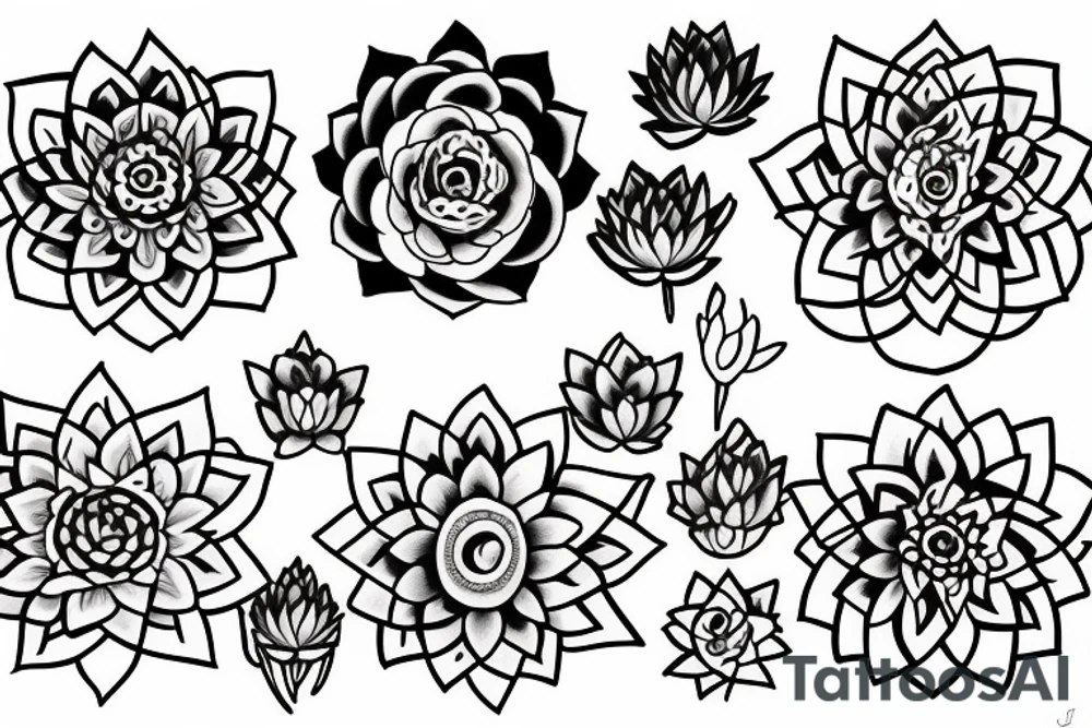 The white lotus tattoo idea