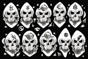 aggrogoth moon imperialistic temple tattoo idea