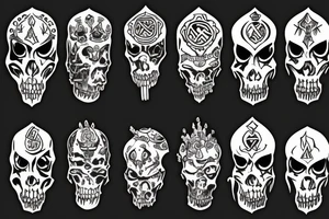 aggrogoth temple tattoo idea