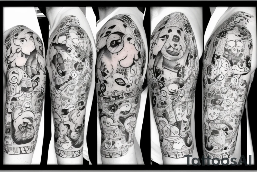 Bull in a dress tattoo idea