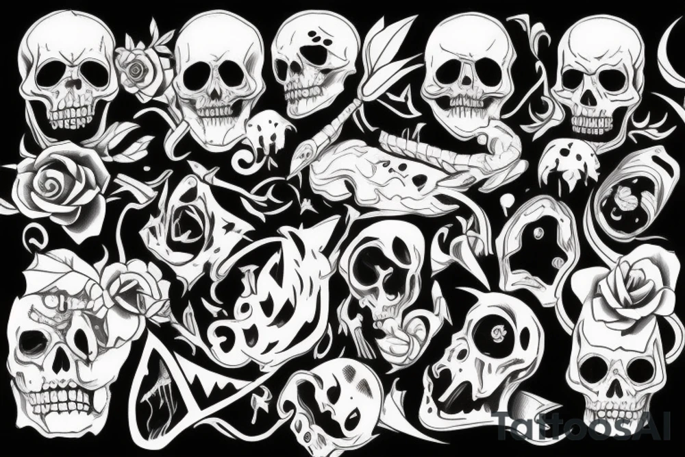 scary tattoo idea