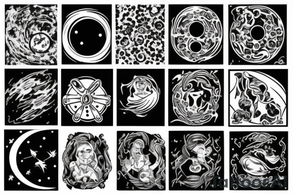 BLACK HOLE tattoo idea