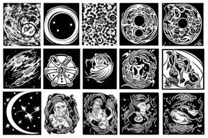 BLACK HOLE tattoo idea