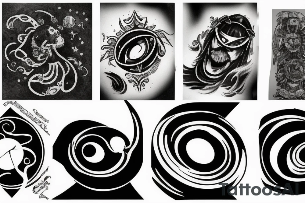 BLACK HOLE tattoo idea