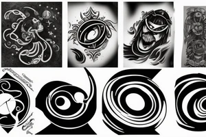 BLACK HOLE tattoo idea