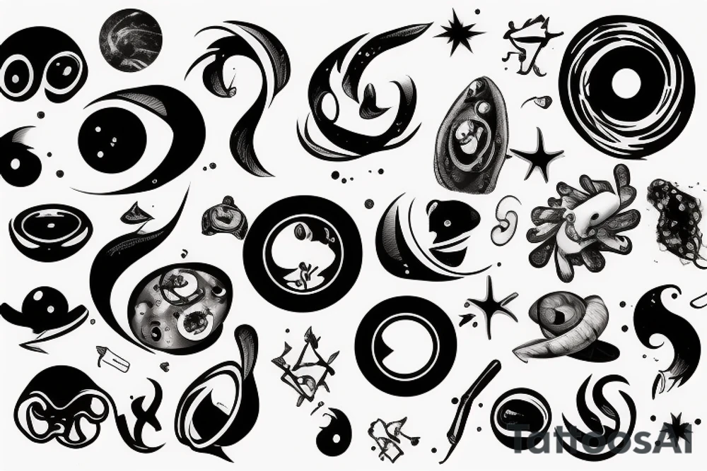 BLACK HOLE tattoo idea
