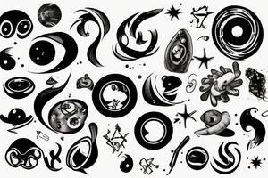 BLACK HOLE tattoo idea
