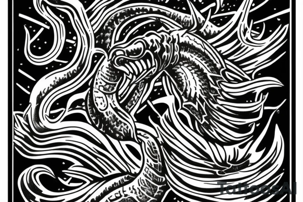 leviathan from the bible tattoo idea