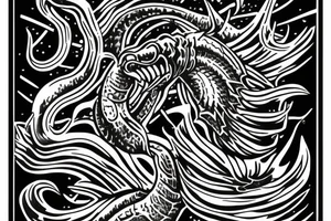 leviathan from the bible tattoo idea