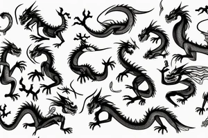 Derpy dragon tattoo idea