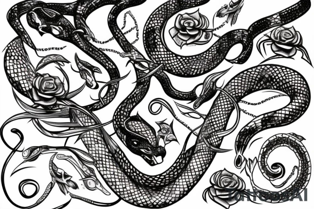 snake tattoo idea