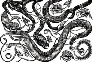 snake tattoo idea
