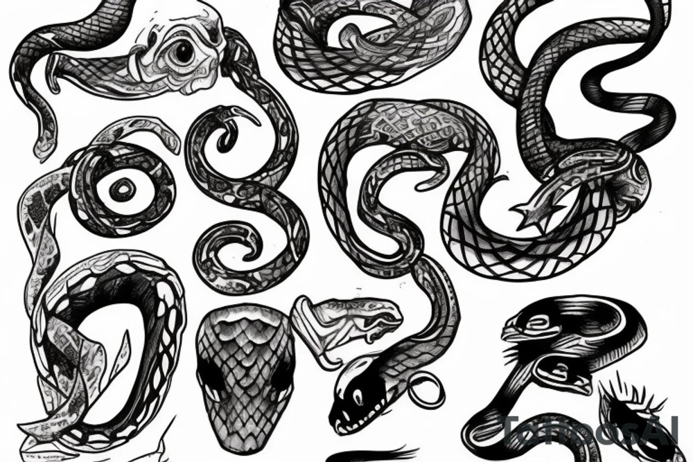 snake tattoo idea