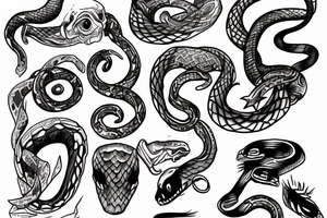 snake tattoo idea