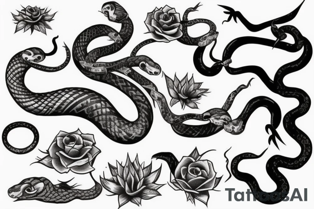 snake tattoo idea