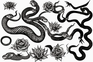 snake tattoo idea